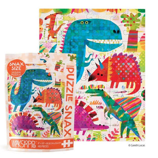 WerkShoppe | Dinosaur Day Puzzle Snax | Dinosaur Party Supplies NZ