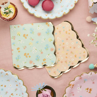 Ditsy Floral Tea Party Lunch Napkins - Lunch 16 Pkt