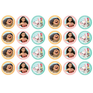 Moana Edible Icing Cupcake Images | Moana Party Supplies NZ