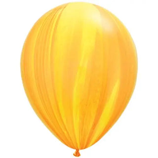 Yellow & Orange Marble Balloon