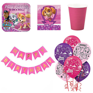 Paw Patrol Girls Essentials Party Pack for 8 - SAVE 10%