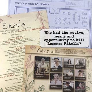 Murder Mystery Party Case Files - Death by Chef's Knife