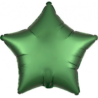 Satin Luxe Emerald Star Foil Balloon | Helium Filled Balloons NZ