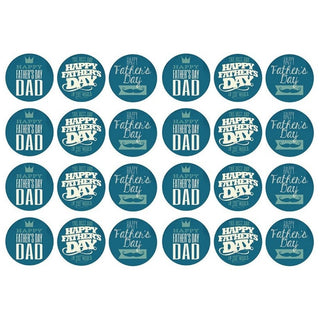 Fathers Day Edible Icing Cupcake Images | Father's Day Gifts NZ