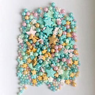 Pastel Sea Life Star Mix Sprinkles | Mermaid Party Supplies NZ