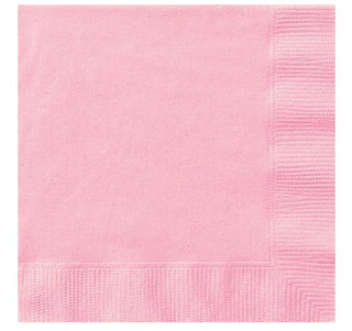 Light Pink Napkins - Lunch 30 Pack