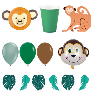 Meri Meri Monkey Party Essentials for 8