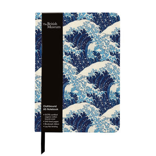 Museums & Galleries | Great Wave A5 Clothbound Journal | Gifts NZ