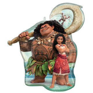 Moana & Maui SuperShape Foil Balloon | Moana Party Supplies NZ