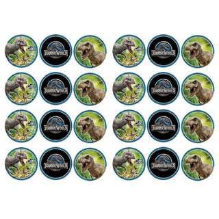 Jurassic World Edible Icing Cupcake Images | Jurassic World Party Supplies NZ