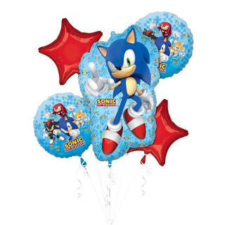 Sonic the Hedgehog Party | Sonic the Hedgehog Party Balloons | Foil Helium Balloon Bouquet