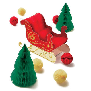 Christmas Sleigh Centrepiece Decorating Kit | Xmas decorations NZ