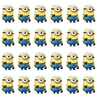 Minions Carl Edible Icing Cupcake Images | Minions Party Supplies NZ