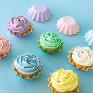 Pastel Bloom Cupcake Baking Cups - 25 Pkt
