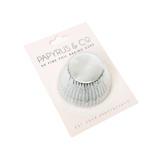 Silver Foil Baking Cups - 50 Pkt