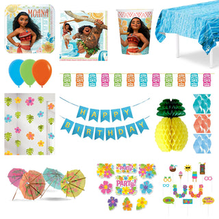 Deluxe Moana Party Pack for 8 - SAVE 30%