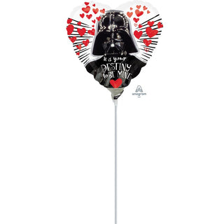 Star Wars Heart Shaped Mini Foil Balloon - Add to Balloon Garland