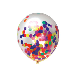 Rainbow Confetti Balloons | Rainbow Party Supplies NZ