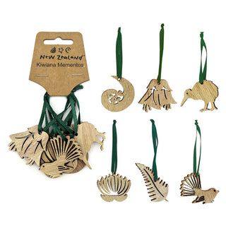 New Zealand Wooden Christmas Ornaments | Christmas Decorations NZ