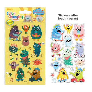 Colour Changing Monster Stickers | Monster Party Supplies NZ