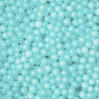 Light Blue Sugar Pearls 4mm - 80g