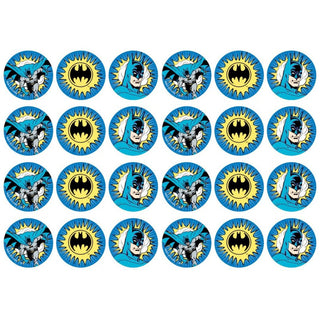 Batman Edible Icing Cupcake Images