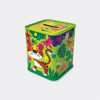 Rachel Ellen | Adventure Fund Jungle Money Box Tin | Kids Gifts NZ