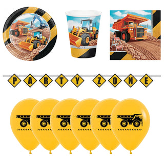 Big Dig Construction Party Essentials for 8 - SAVE 10%