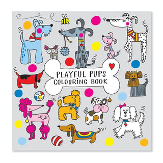 Rachel Ellen | Playful Pups Colouring Book | Dog Party Supplies NZ