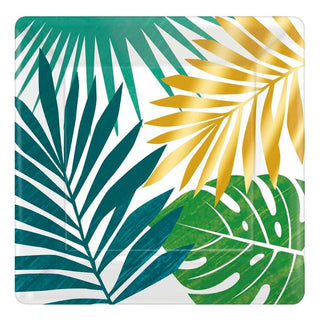 Key West Palm Leaf Plates - Lunch 8 Pkt