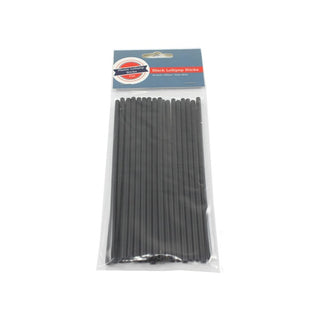 Black Lollipop Sticks | Black Cake Decorating Supplies NZ