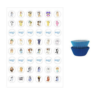 Bluey Cupcake Decorating Kit | Bluey Party Supplies NZ