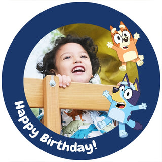 Personalised Bluey Edible Cake Image | Bluey Party Supplies NZ