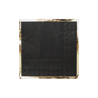 Posh Noir Cocktail Napkins - 20 Pkt