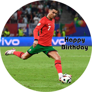 Cristiano Ronaldo Edible Icing Cake Image