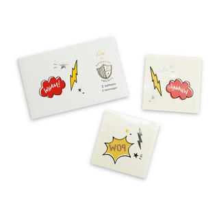Superhero Temporary Tattoos - 2 Pkt