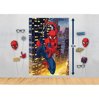Spiderman Photo Backdrop & Props