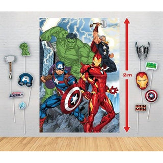 Avengers Backdrop Poster & Photo Props | Avengers Party Supplies NZ