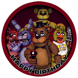 Five Nights at Freddy's Edible Icing Cake Image | Five Nights at Freddy's Party Supplies NZ