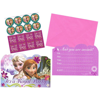 Frozen Postcard Invitations - 8 Pkt