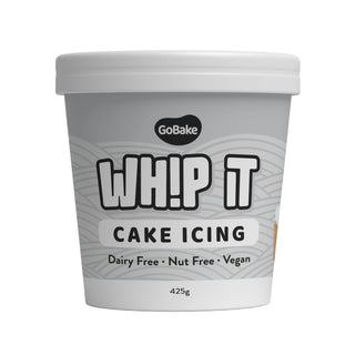 GoBake | Vanilla Super White Whip It Cake Icing 425g