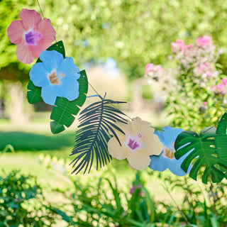 Ginger Ray Tiki Party | Ginger Ray Tiki Garland | Hibiscus Floral Garland | Tropical Garland