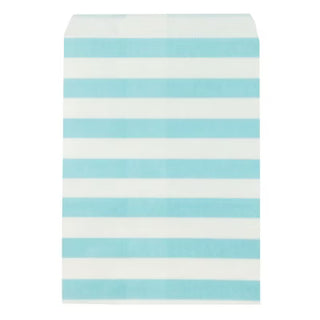 Blue and White Stripe Party Bags - 8 Pkt
