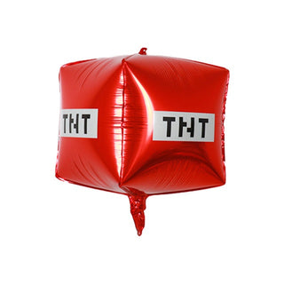 Minecraft TNT Block Foil Balloon | Minecraft Party Supplies NZ