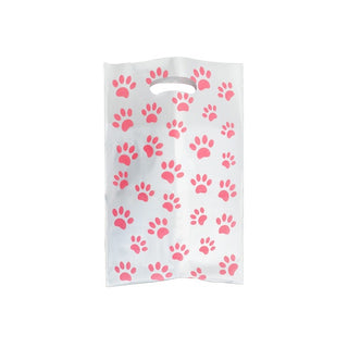 Pink Paw Print Loot Bags | Cat Party Supplies NZ