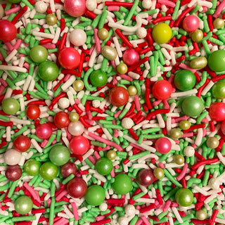 Christmas Cheer Sprinkle Medley | Christmas Cake Decorating Supplies NZ