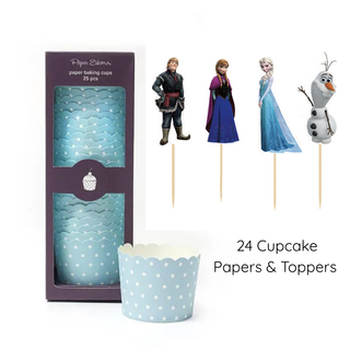 Frozen Cupcake Set - 24 Packet