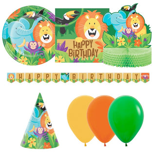 Jungle Safari Value Party Pack for 8