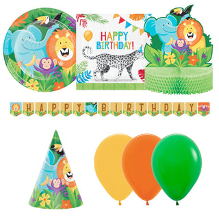 Jungle Safari Value Party Pack for 8