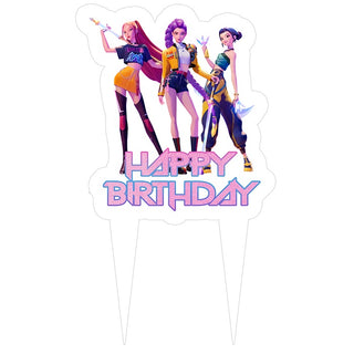 KPop Demon Hunters Wafer Cake Topper | KPop Demon Hunters Party Supplies NZ
